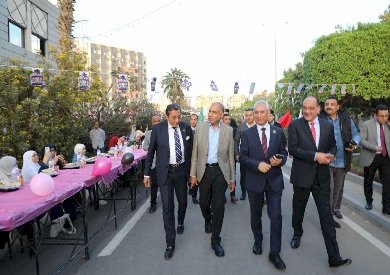 محافظ المنيا يشارك في مأدبة إفطار الجامعة ..رمضان يجمعنا