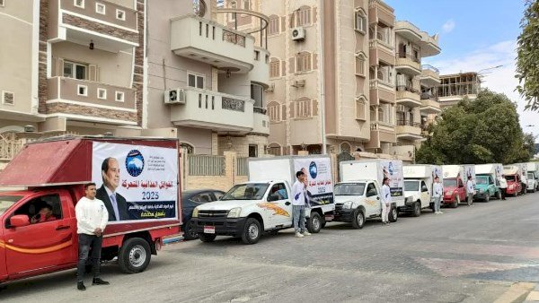 مستقبل وطن المنيا يطلق قوافل متحركة بكافة المدن والقرى بأسعار مخفضة