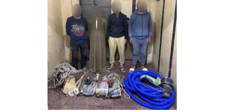 القبض علي 4متهمين لقيامهم بالتنقيب عن الآثار بالقاهرة