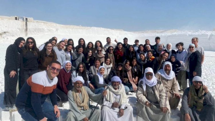 طلاب بكلية الهندسة يشاركون في الرسومات المعمارية لمشروع مدينة بالمنيا الجديدة