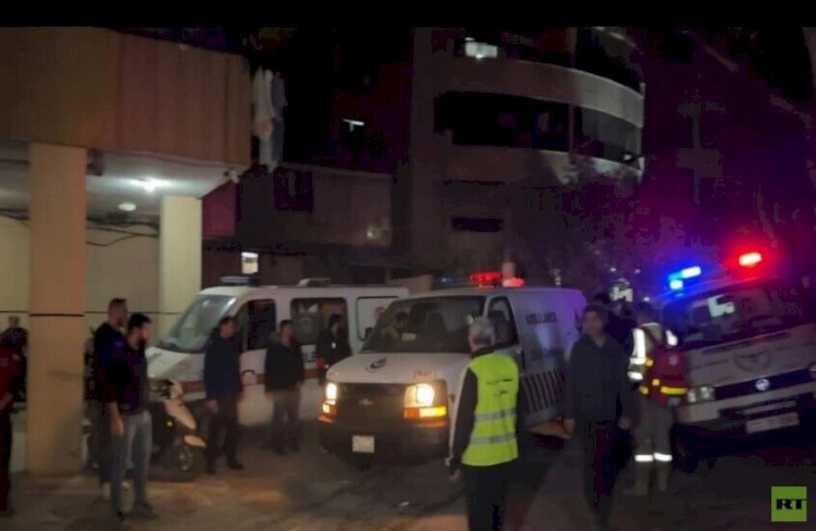 استشهاد وإصابة 10 أشخاص في الغارة الإسرائيلية علي بيروت والرئاسة تطلب الانقاذ