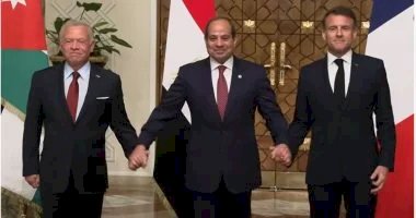 انطلاق قمة السيسي وماكرون والملك عبدالله