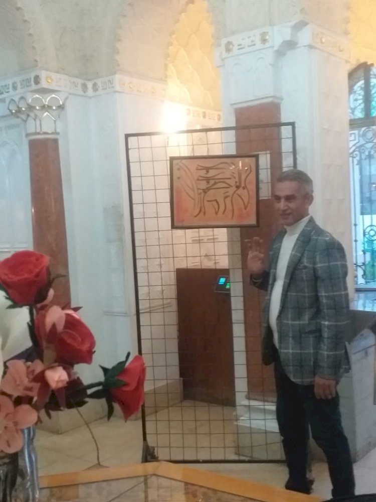 افتتاح معرض تجريدي بمكتبة القاهره الكبرى  بحضور الدكتور خالد سعد