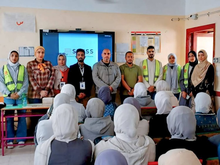 اتحاد شباب كفرالشيخ  ينظم مبادرة نادي العلوم بالمدرسة الثانوية بنات بمركز بيلا