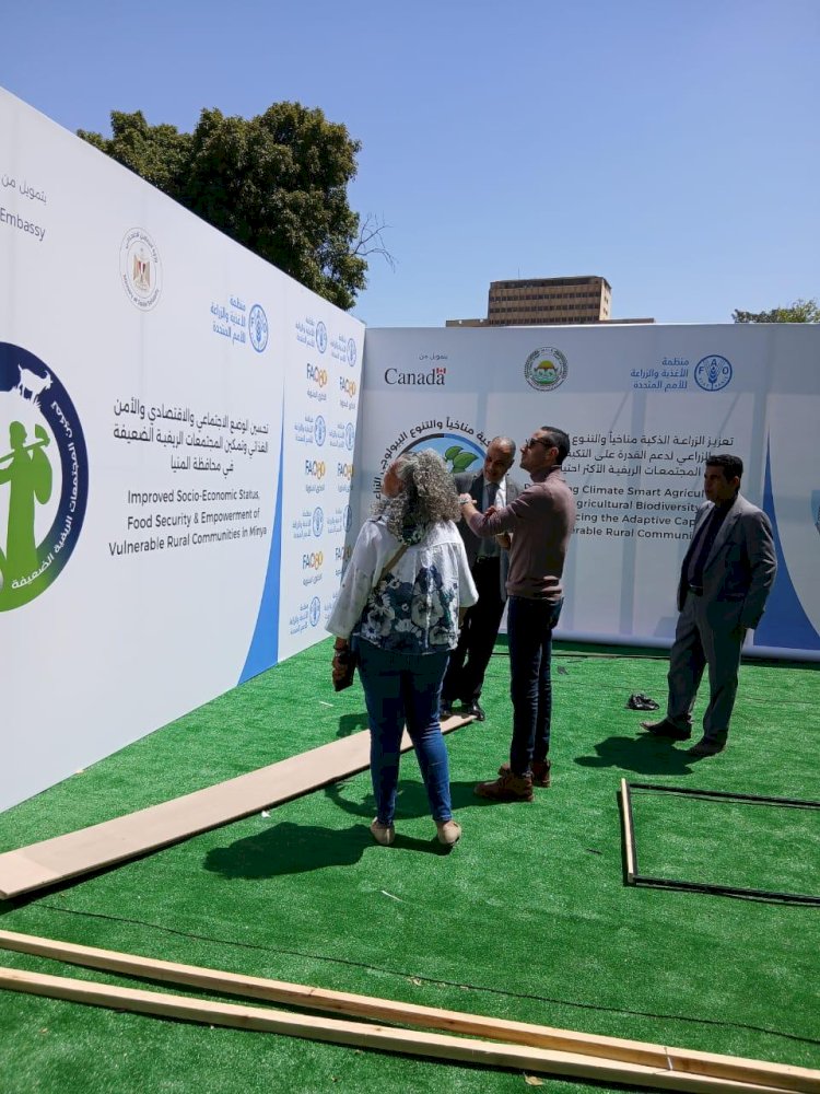 الزراعة تتابع الاستعدادات النهائية لانطلاق معرض زهور الربيع السبت