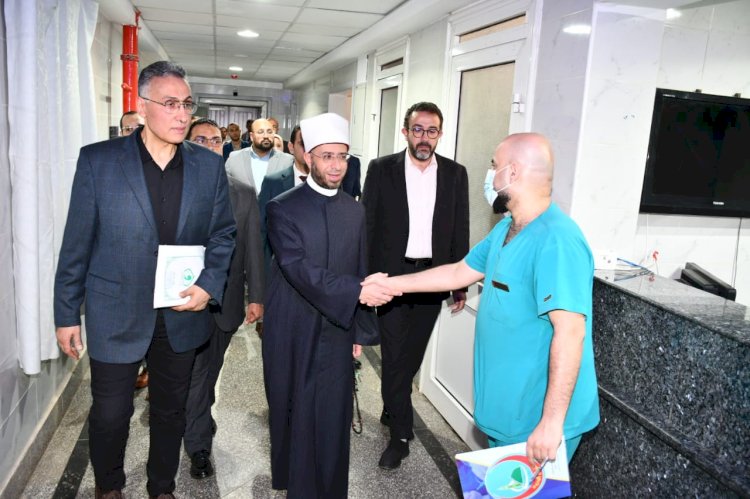وزير الأوقاف يتفقد مستشفى الدعاة ويؤكد علي توفير احدث الأجهز الطبية
