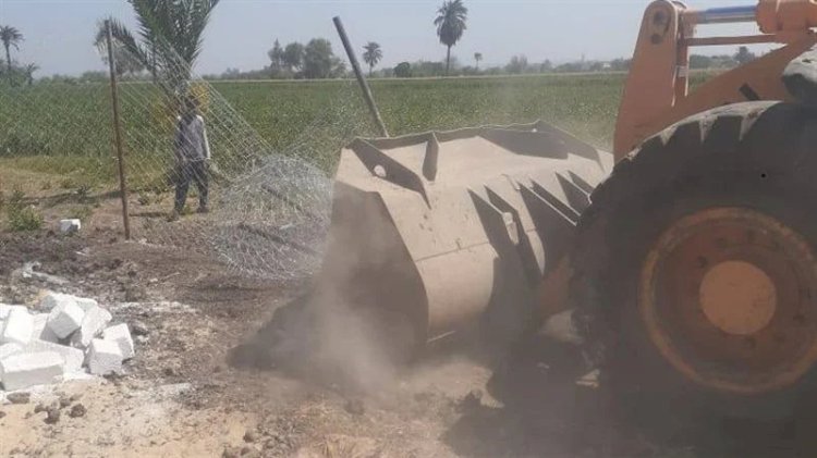 إزالة وإيقاف 28 تعديًا ومخالفات بناء ضمن الموجة 25 بالمنيا