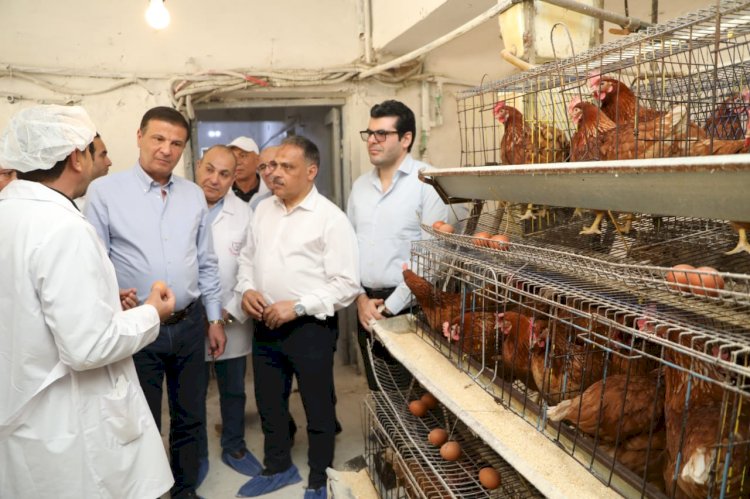 وزير الزراعة ومحافظ الشرقية يتفقدان مشروعات التعاون والاصلاح الزراعي بالمحافظة