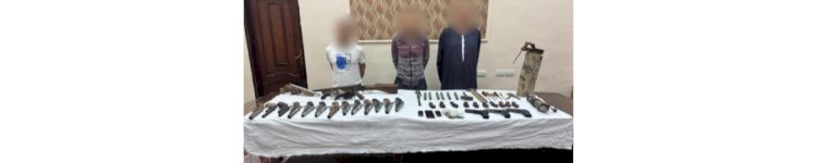 ضبط 3 متهمين بإدارة ورشة لتصنيع الأسلحة بالبحيرة