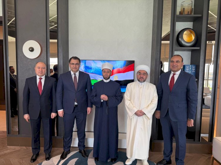 مستشار رئيس أوزبكستان يستقبل وزير الأوقاف