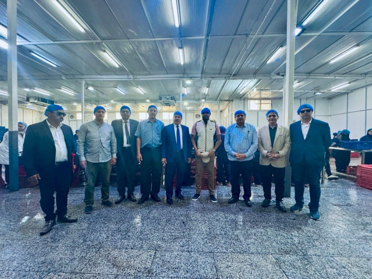 وزير زراعة مدغشقر  والوفد الملاجاشي تفقدوا مواقع الإنتاج والمزارع المتطورة