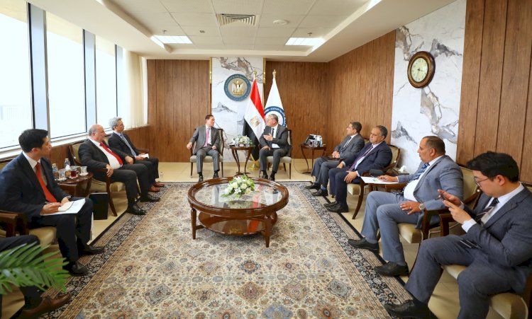 وزير البترول يبحث مع  مؤسسة البترول الوطنية الكورية التعاون في مجالات البترول