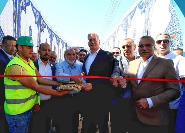 وزير البترول يفتتح تطوير قرية الطوناب بأسوان ضمن مبادرات القطاع المجتمعية