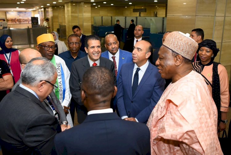 تدشين ممرلمراجعة جوازات الاتحاد الافريقي