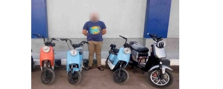 ضبط مرتكبي سرقة متعلقات المواطنين والدراجات والمواقع الانسائية بالجيزة