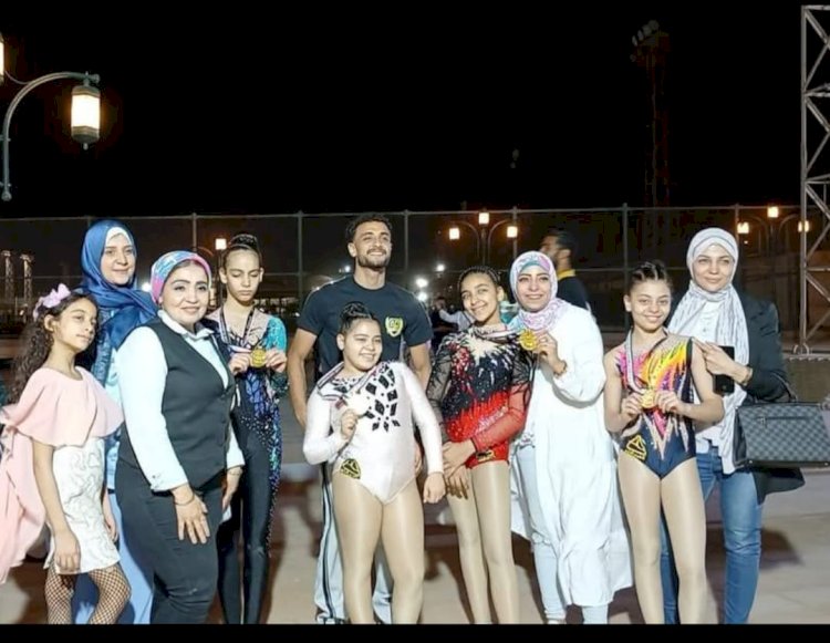 بطلات  أكاديمية إيجيبت سبور يحققن المراكز الاولى  فى منافسات الجمباز