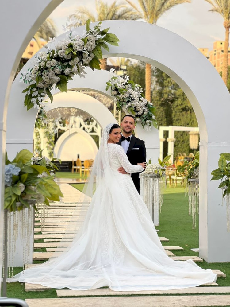 مليار مبروك الزفاف لأجمل عروسين روان وإبراهيم