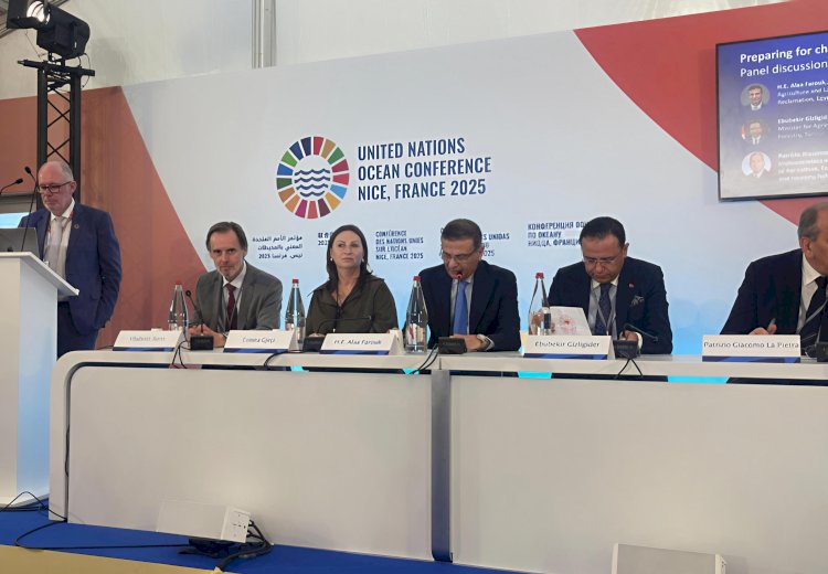 وزير الزراعة يستعرض رؤية مصر لتنمية قطاعي المصايد والاستزراع السمكي بفرنسا