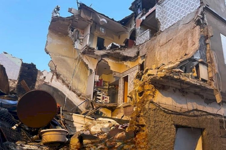 عقار حدائق القبة المنهار تسكنه 5 أسر.. والبحث جاري تحت الأنقاض