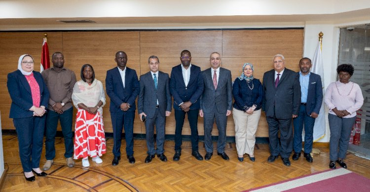 رئيس البنك الزراعي المصري يستقبل وفداً من جمهورية أنجولا للاستفادة من خبرات البنك في التمويل الزراعي