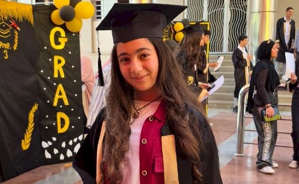 مليار مبروك حصول هنا محمد علي الشهادة الاعدادية بتفوق