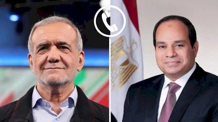 السيسي يؤكد للرئيس الإيراني رفضه الاعتداء على سيادة قطر