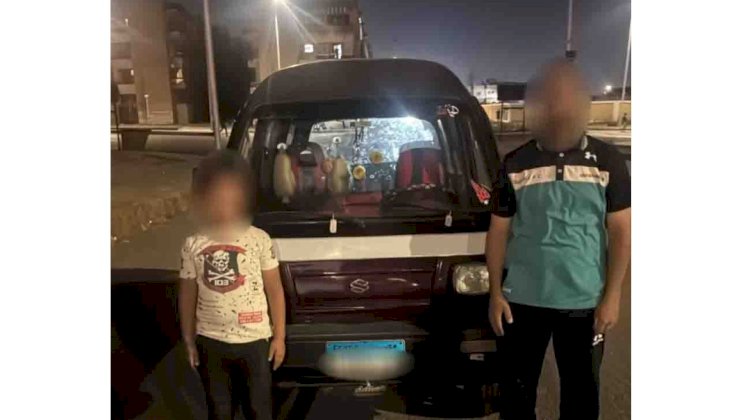حقيقة فيديو قيادة طفل لسيارة بالجيزة