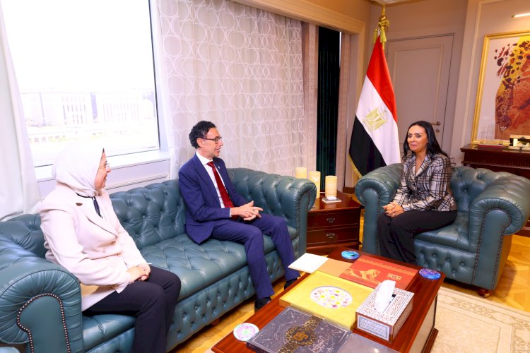 وزيرة التضامن تلتقي رئيس بعثة اللجنة الدولية للصليب الأحمر