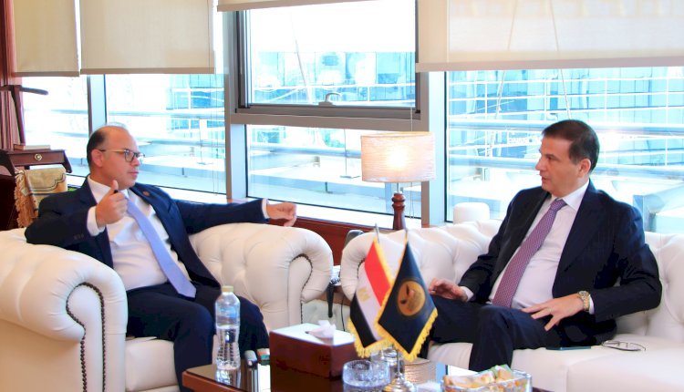 وزير الزراعة ورئيس الرقابة المالية يبحثان تنفيذ خطط عمل صندوق التكافل الزراعي