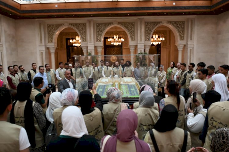 وفد اتحاد بشبابها يزور دار القرآن بمسجد مصر ويشيد بالجهود المبذولة