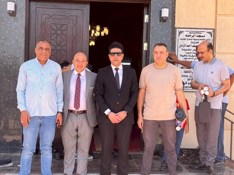 نائب المحافظ يفتتح مسجد نادي القضاة بمدينة سوهاج الجديدة