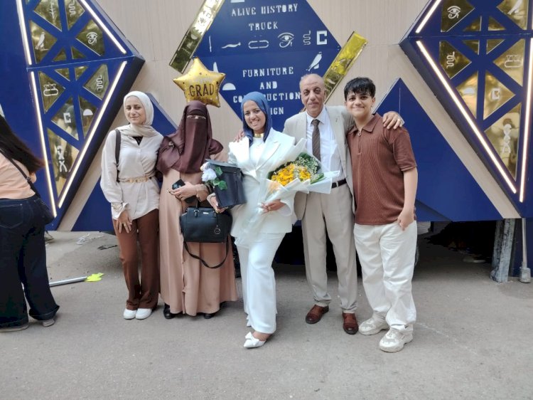 مليار مبروك التخرج للمهندسة ندي محمد شاهين