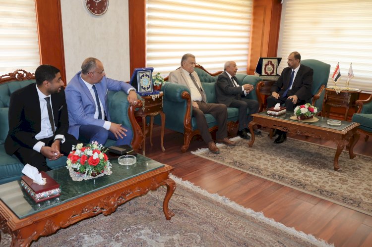 محافظ سوهاج يستقبل النقيب العام لمهندسي مصر