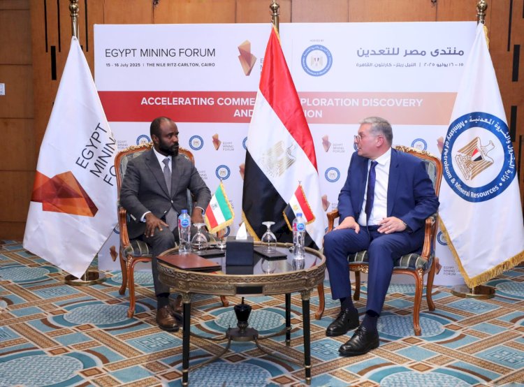 بدوي يلتقي وزير المناجم والهيدروكربونات بدولة غينيا الاستوائية