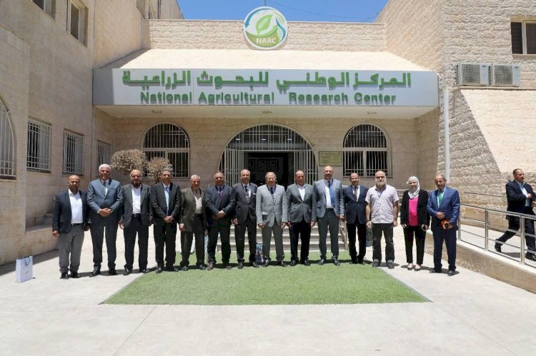 وفد زراعي مصري رفيع المستوي  يزور المركز الوطني للبحوث الزراعية"بالمملكة الأردنية الهاشمية