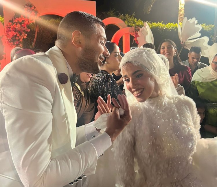 مليار مبروك زفاف ملك هشام والمهندس أشرف وحيد