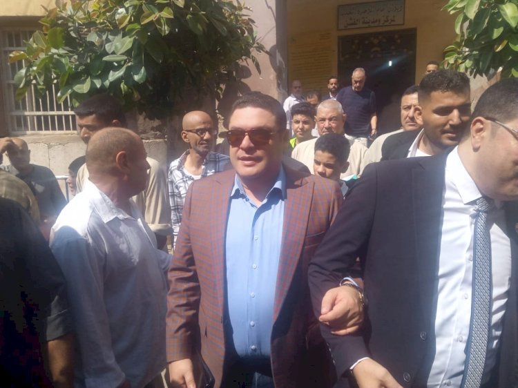 أمين حزب مستقبل وطن بني سويف يقود مسيرة حاشدة بمدينة الفشن لدعم المرشح