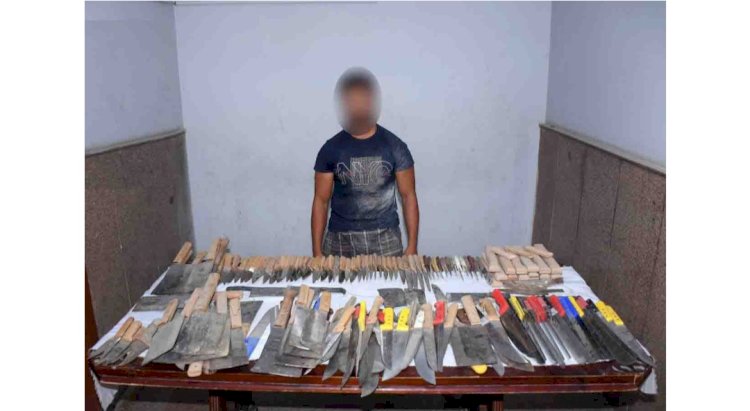 ضبط عاطل لادارتة ورشة لتصنيع الأسلحة بالجيزة