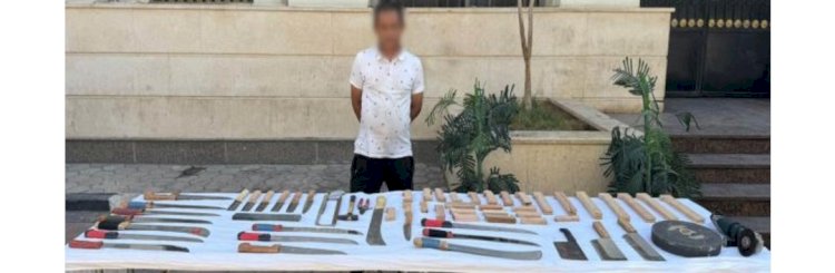 ضبط ورشة لتصنيع الاسلحة البيضاء بالقاهرة