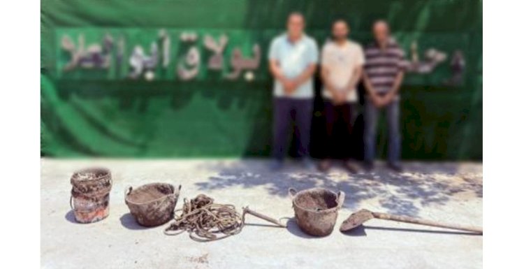 القبض علي المتهمين بالتنقيب عن الآثار بالقاهرة