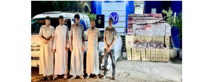 ضبط 62,470 عبوة سجائر مهربة جمركياً مجهولة المصدر بالاسكندرية والبحيرة