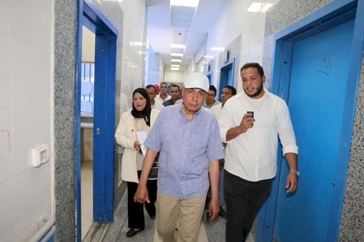 محافظ المنيا يتفقد وحدة طب الأسرة بالرحمانية بعد إنجاز 95% استعدادًا للتشغيل
