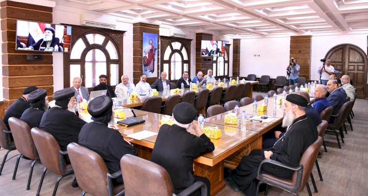 تفاصيل لقاء البابا تواضروس مع الأمانة العامة للمستشفيات القبطية بالإسكندرية