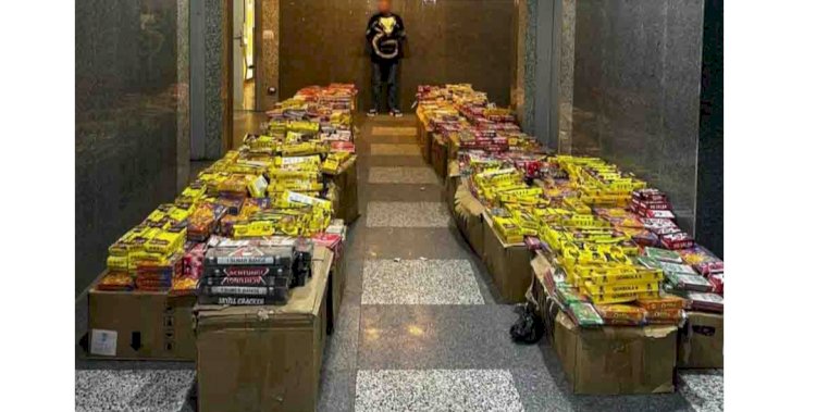 ضبط تاجر بحوزته أكثر من مليون قطعة ألعاب نارية بالقاهرة