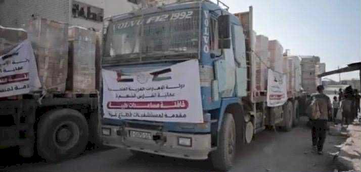 "الحياة والأمل".. قافلة إماراتية جديدة لدعم مستشفيات غزة