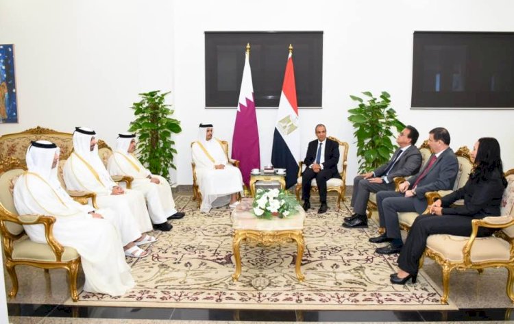 انعقاد أعمال الدورة السادسة للجنة العليا المصرية القطرية المشتركة بمدينة العلمين