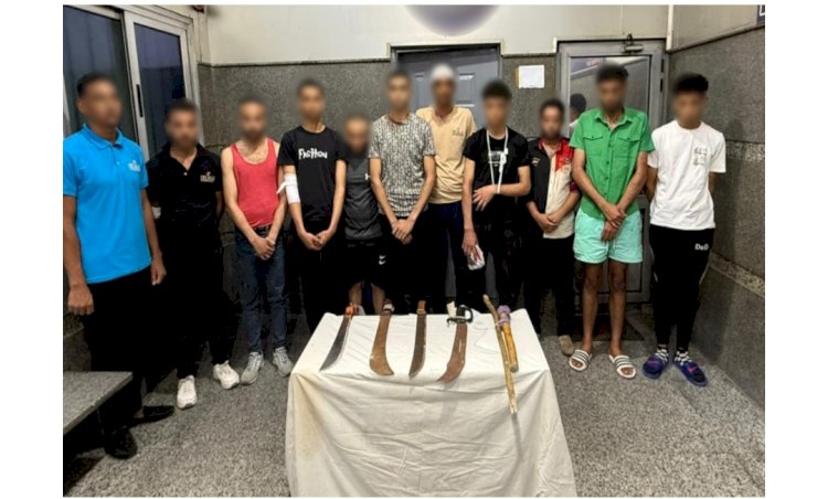 ضبط طرفي معركة الاسلحة بسبب معاكسة فتاة بالاسكندرية