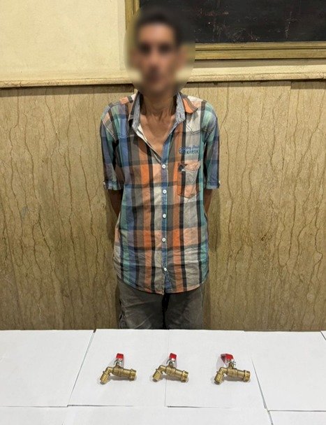 القبض علي حرامي صنابير المياه بالإسكندرية