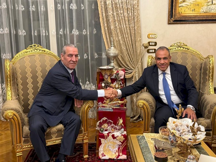 وزير‎ الخارجية يستقبل نائب رئيس دولة فلسطين 