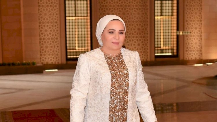 السيدة انتصار السيسي تهنئ المصريين بالمولد النبوي